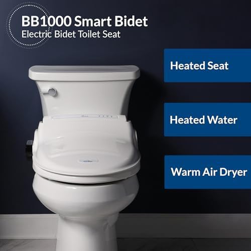 Round warm water bidet with remote — photo 3