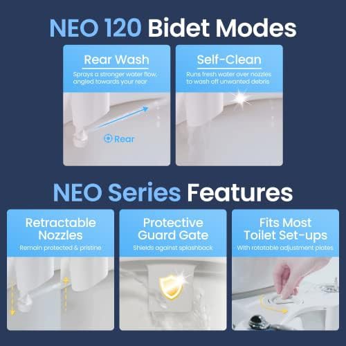 Luxe bidet neo 120 attachment retractable white — photo 3