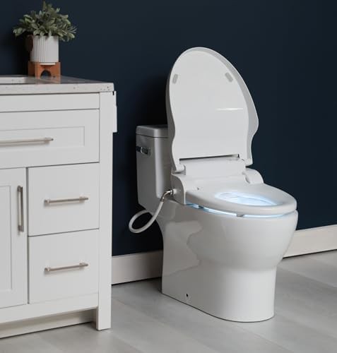 Alpha JX2 elongated bidet seat in white — photo 3