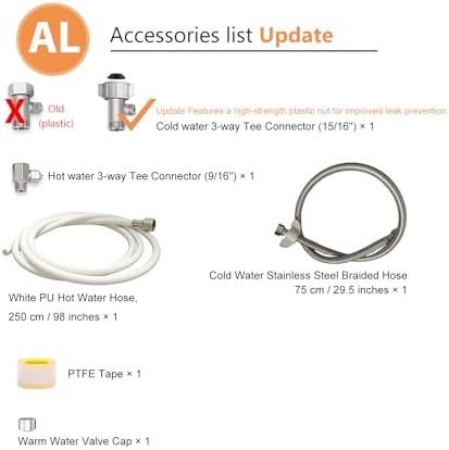 Mechanical warm water dual nozzle bidet attachment — photo 5