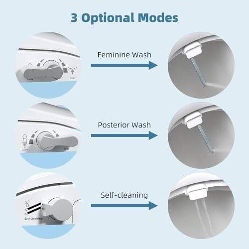 Elongated bidet toilet seat with dual nozzles — photo 3