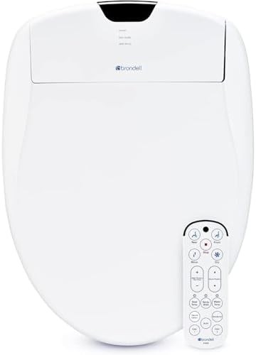 Elongated smart bidet seat with stainless nozzle
