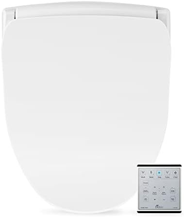 Electric round bidet with stainless nozzle