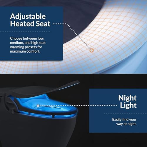 Electric round bidet with stainless nozzle — photo 5