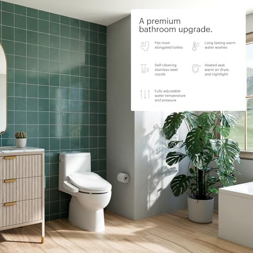 Electric elongated bidet seat with air dryer — photo 5