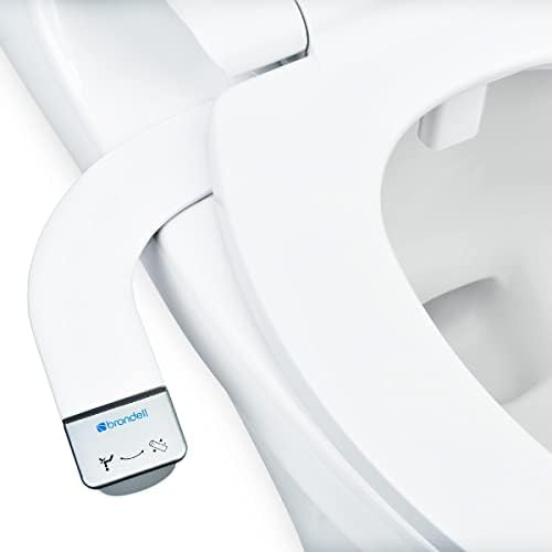 White thinline bidet attachment with safecore valve