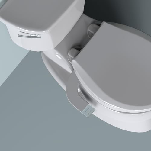 White thinline bidet attachment with safecore valve — photo 4