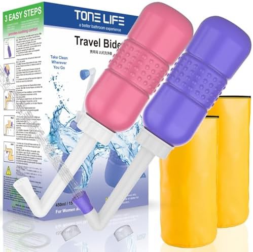 pink blue peri bottle 450ml
