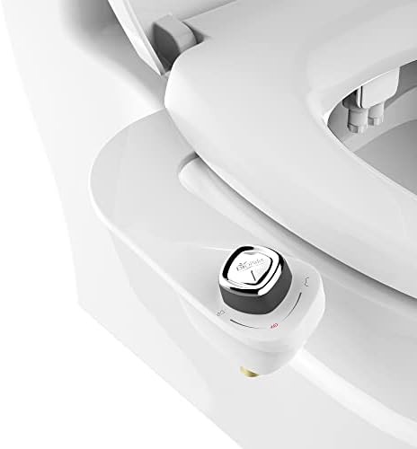 SlimEdge non-electric dual nozzle bidet attachment