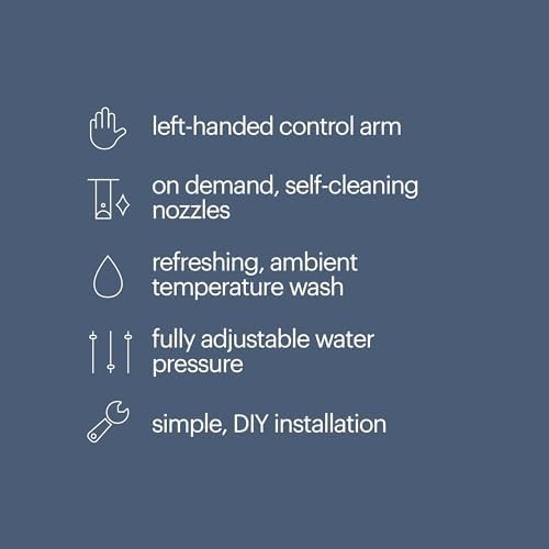 Left hand dual nozzle bidet attachment — photo 3