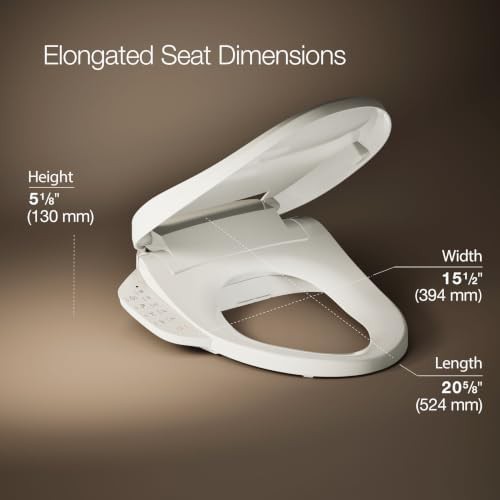 Heated elongated bidet seat in biscuit — photo 3