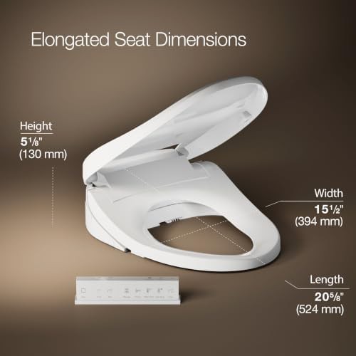 Heated elongated bidet with remote and deodorizer — photo 3