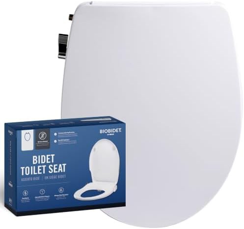 Non electric elongated bidet dual nozzle