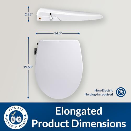 Non electric elongated bidet dual nozzle — photo 5