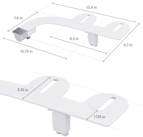SimpleSpa bidet attachment with silver knob — photo 4