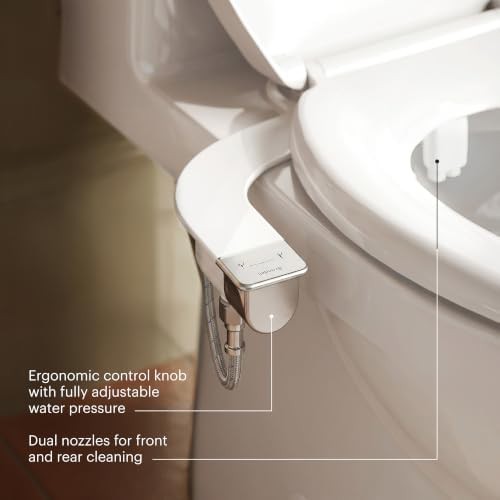 SimpleSpa bidet attachment with silver knob — photo 5