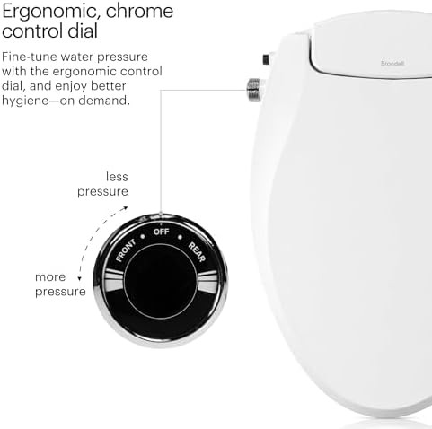 Elongated non electric dual nozzle bidet seat — photo 4