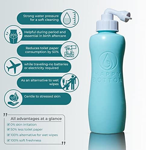 Portable travel bidet bottle 400 ml — photo 3