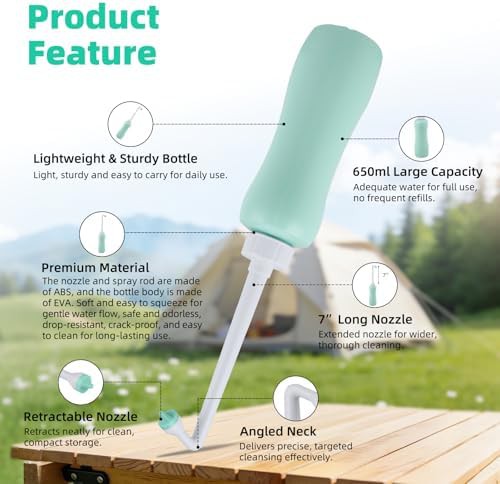 Green portable handheld bidet sprayer two pack — photo 3