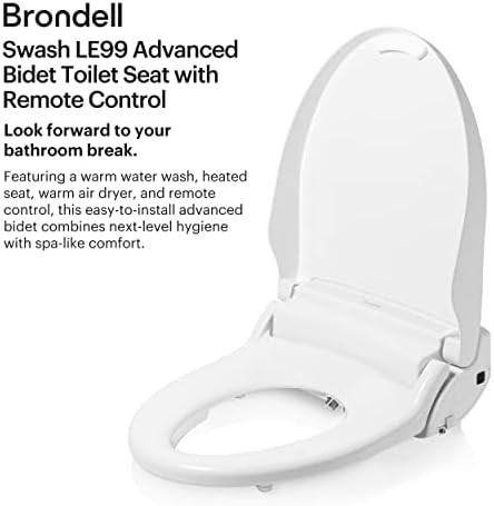 Round electric bidet with wireless remote — photo 3