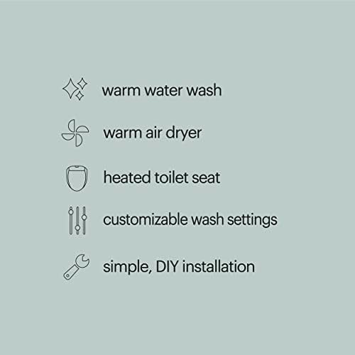 Round electric bidet with wireless remote — photo 4