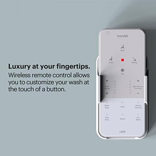 Round electric bidet with wireless remote — photo 5