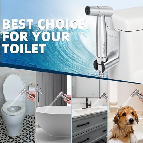 Stainless steel handheld bidet sprayer — photo 4