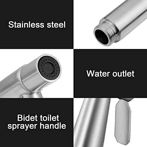 Stainless steel handheld bidet sprayer head — photo 3