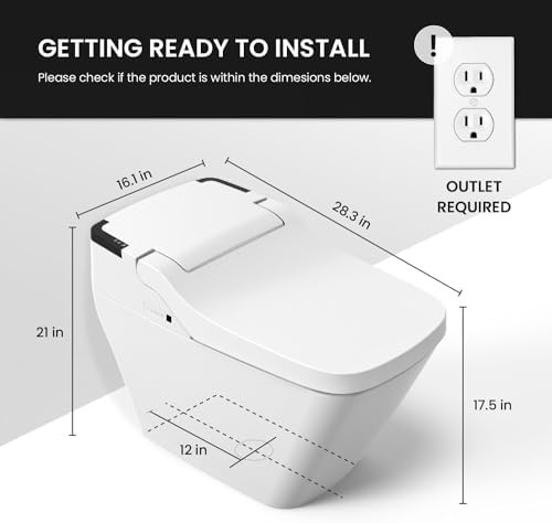 Smart toilet with auto open lid — photo 5