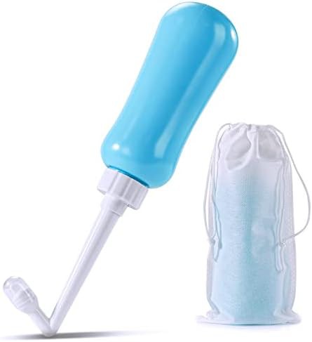 Blue large capacity travel bidet bottle