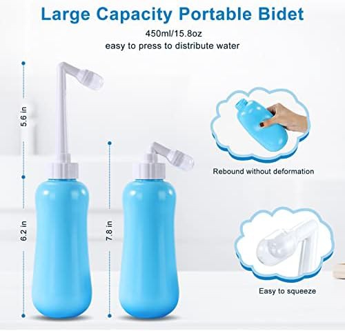 Blue large capacity travel bidet bottle — photo 3