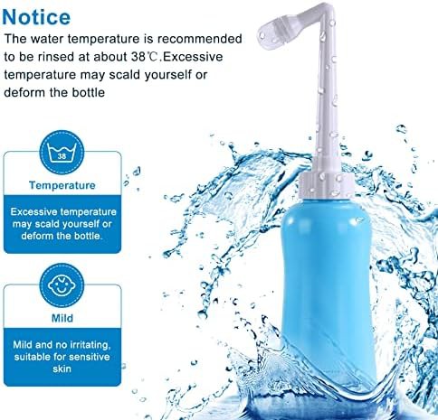 Blue large capacity travel bidet bottle — photo 4