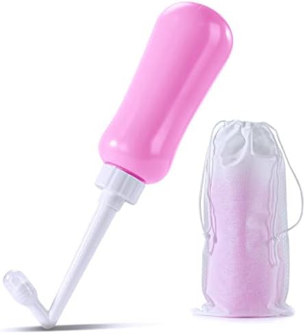 Pink personal travel bidet bottle