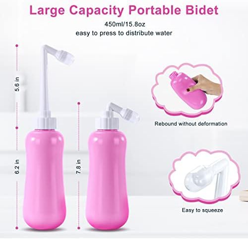 Pink personal travel bidet bottle — photo 3