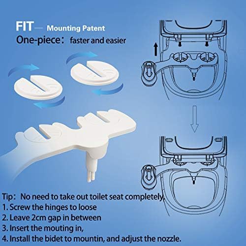 Fresh water dual nozzle bidet attachment — photo 3