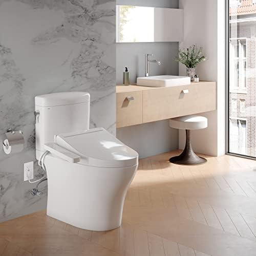 Toto C2 elongated cotton white electronic bidet seat — photo 5