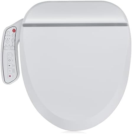 Round White Bidet with Vortex Wash