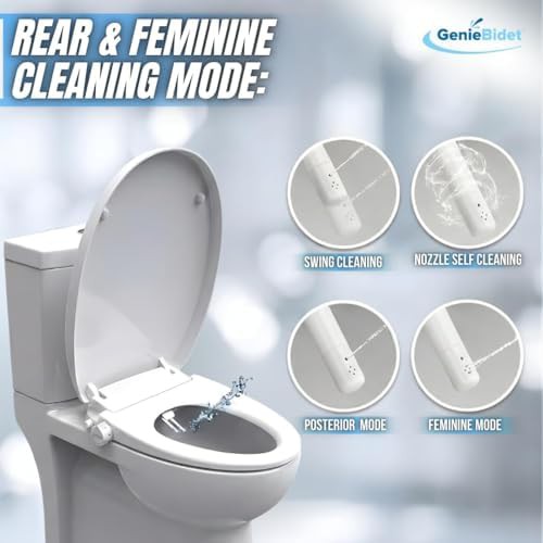 Round non-electric bidet seat attachment — photo 3