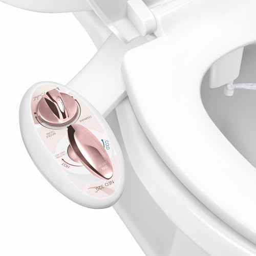 LUXE Bidet NEO 320 warm water rose gold attachment