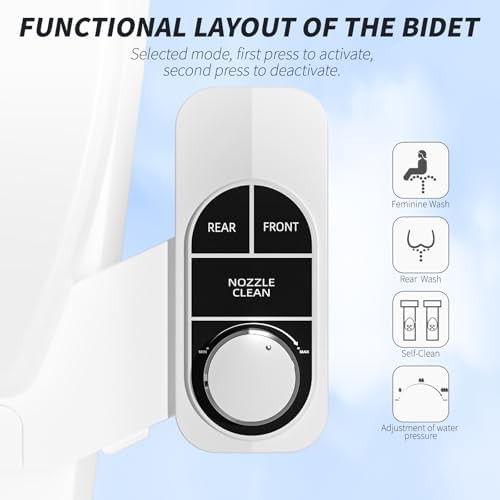 Black and silver self cleaning bidet — photo 3
