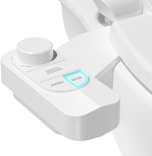 Classic white self cleaning bidet attachment