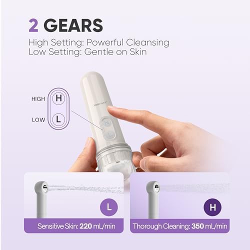 White battery powered travel bidet — photo 3