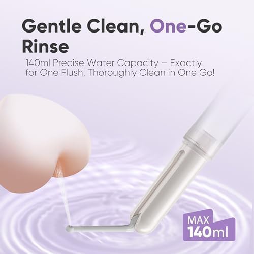 White battery powered travel bidet — photo 5