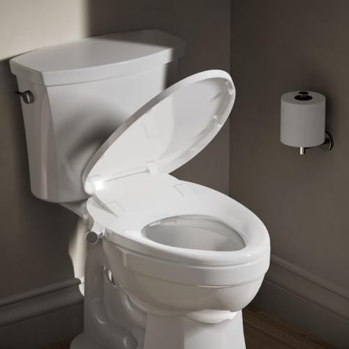 Manual elongated bidet with chrome handle
