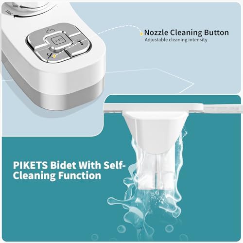 Chrome silver dual nozzle bidet attachment — photo 3