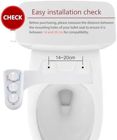 Silver dual nozzle hot and cold bidet attachment — photo 4