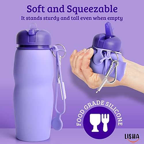 Purple collapsible silicone travel bidet — photo 5