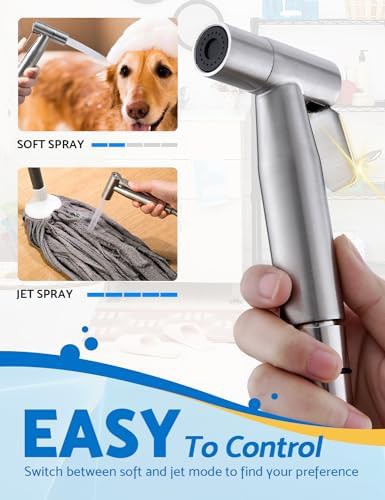 Two pack stainless steel bidet sprayers — photo 4