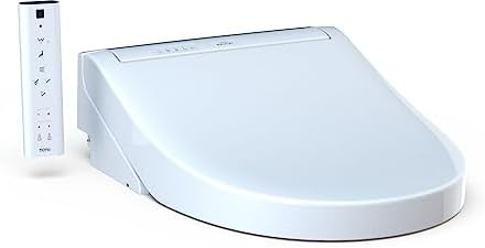Toto C5 round cotton white electronic bidet seat