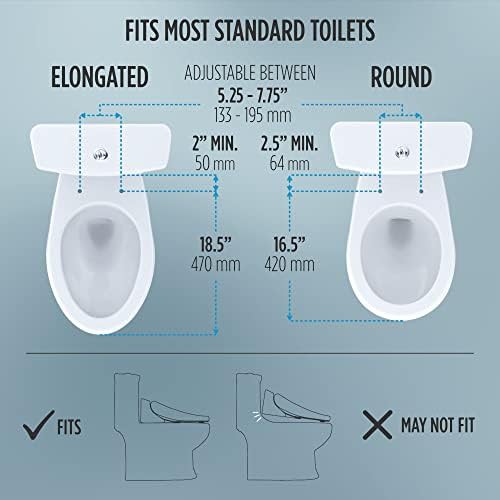 Toto C5 round cotton white electronic bidet seat — photo 3